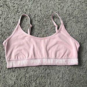 EUC “PINK” Sports Bra Size Large